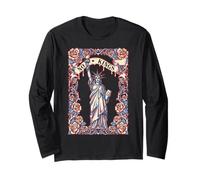 No Kings in America Retro Edgy Protest Long Sleeve T-Shirt
