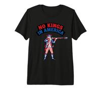 No Kings in America Revolutionary War 1776 Patriot Premium T-Shirt