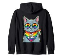 No Kings In America Russian Cat Zip Hoodie