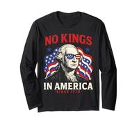 No Kings in America Shirt Since 1776 Washington Protest 2026 Long Sleeve T-Shirt