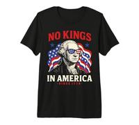 No Kings in America Shirt Since 1776 Washington Protest 2026 Premium T-Shirt