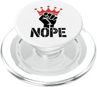 No Kings in America Since 1776 Fist & Crown Protest PopSockets PopGrip for MagSafe