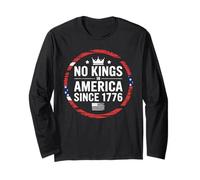 No Kings In America Since 1776 Patriotic Independence Long Sleeve T-Shirt