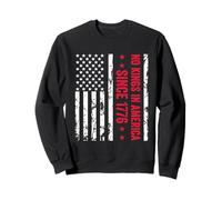 No Kings In America Since 1776 Pro Democracy No Kings Men Sweatshirt