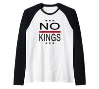 No Kings in America Since 1776 Raglan Baseball Tee