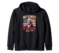 No Kings In America Since 1776 Zip Hoodie