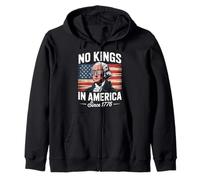 No Kings In America Since 1776 Zip Hoodie