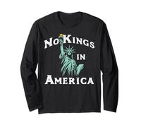 No Kings in America Statue Liberty Resist Women Men Kids Long Sleeve T-Shirt