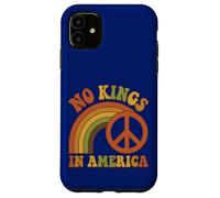 No Kings In America Vintage 70s Groovy Case for iPhone 11