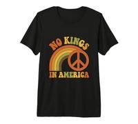 No Kings in America Vintage 70s Groovy Premium T-Shirt