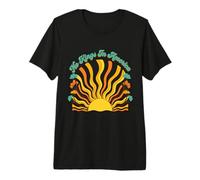 No Kings in America Vintage 70s Sun Premium T-Shirt