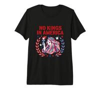 No Kings in America Womens Americana Premium T-Shirt