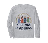No Kings in America Womens Suffrage Long Sleeve T-Shirt