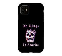 No Kings In American Retro Glitch Style Graphic Political Case for iPhone 11
