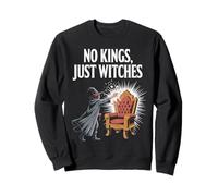 No Kings Just Witches Funny Witchcore Halloween Sweatshirt