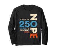 No Kings March 2026 Protest Sign Long Sleeve T-Shirt