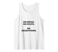 No Kings No Cults No Exceptions Tank Top