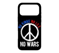 NO KINGS NO I.C.E. NO WARS Peace Symbol Case for iPhone 17 Pro Max