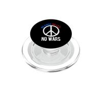 NO KINGS NO I.C.E. NO WARS Peace Symbol PopSockets PopGrip for MagSafe