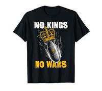 No Kings No Wars Peace Protest March T-Shirt