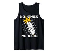 No Kings No Wars Protest Sign Tank Top