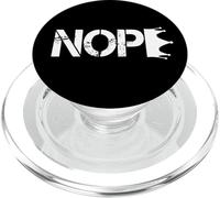 No Kings Nope Protest Sign Horizontal PopSockets PopGrip for MagSafe