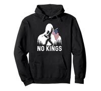 No Kings - Patriotic 4th July Independence Day Pullover Hoodie