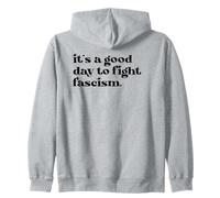 No Kings Protect Democracy It's A Good Day to Fight Fascism Zip Hoodie
