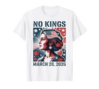 No Kings Protest March 28 2026 Resist Feminist Women T-Shirt