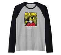 No Kings Protest Quote Anti Tyranny Democracy Political Art Raglan Baseball Tee