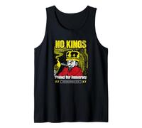 No Kings Protest Quote Anti Tyranny Democracy Political Art Tank Top