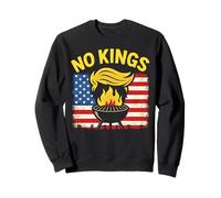 No Kings Shirt Protest 4th of July Independence Day Sweatshirt