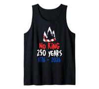 No Kings Since 1776 250 Patriotic USA American Independence Tank Top