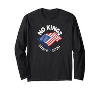 No Kings Since 1776 American Democracy Long Sleeve T-Shirt