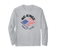 No Kings Since 1776 American Democracy Long Sleeve T-Shirt