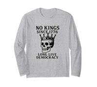 No Kings Since 1776 - Patriotic Pro-Democracy Design Long Sleeve T-Shirt