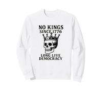 No Kings Since 1776 - Patriotic Pro-Democracy Design Sweatshirt