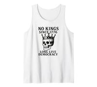 No Kings Since 1776 - Patriotic Pro-Democracy Design Tank Top