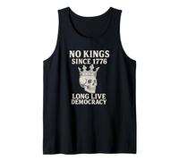 No Kings Since 1776 - Patriotic Pro-Democracy Design Tank Top