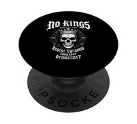 NO KINGS Since 1776 Resist Tyranny Long Live Democracy PopSockets Adhesive PopGrip