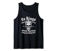 No Kings Since 1776 Resist Tyranny Rebellious Tank Top