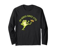No Kings Since 1776, We The People Rebel Frog Long Sleeve T-Shirt