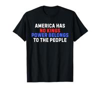 No Kings United We Rise We The People USA Men Women Kids T-Shirt