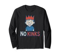 No Kinks Kings Matching Funny Kids Doodle Politics Democracy Long Sleeve T-Shirt