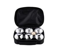 Pétanque bowling set. 6 boules in zip bag
