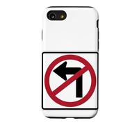 No Left Turn Driving Road Sign Case for iPhone SE (2020) / 7/8