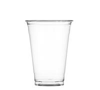 (No Lid, NoLidMilkshakeCups12oz_x25) Smoothie Milkshake Cups Lids 10oz 12oz 15oz Clear Plastic Domed Pet Reusable