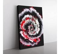 No Limits Abstract Canvas Wall Art Print Ready to Hang, Framed Picture for Living Room Bedroom Home Office Décor, 50x35 cm (20x14 Inch)