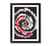 No Limits Abstract Framed Print for Living Room Bedroom Home Office Décor, Wall Art Picture Ready to Hang, Black A3 Frame (34 x 46 cm)