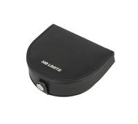 No Limits Genuine Leather Coin Purse, Men and Women, Button Closure, Euro Bag, with Box, Black, modern